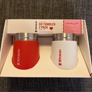 Stanley Red and White Wine Tumbler Duo